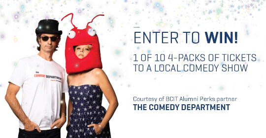Win 1 of 10 4-Packs of Tickets to The Comedy Department
